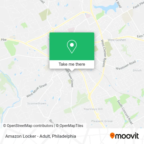 Amazon Locker - Adult map