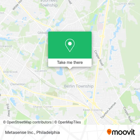 Metasense Inc. map