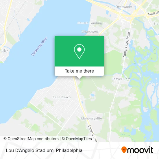 Lou D'Angelo Stadium map