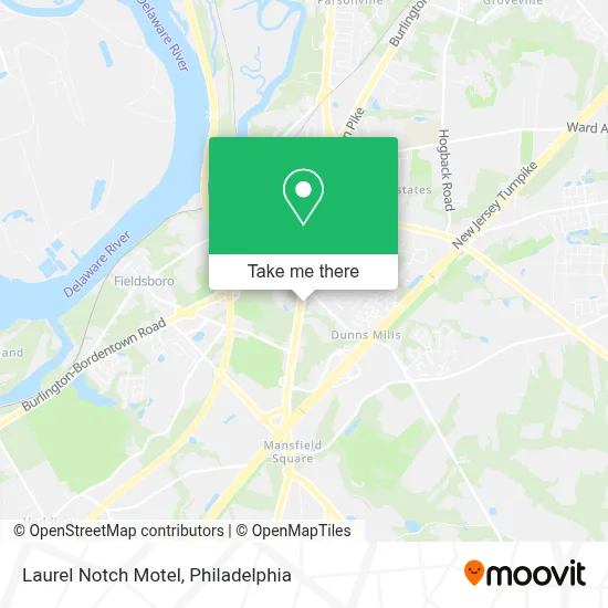 Laurel Notch Motel map