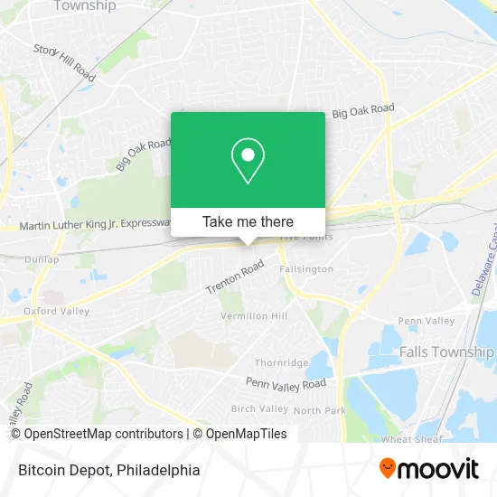 Bitcoin Depot map
