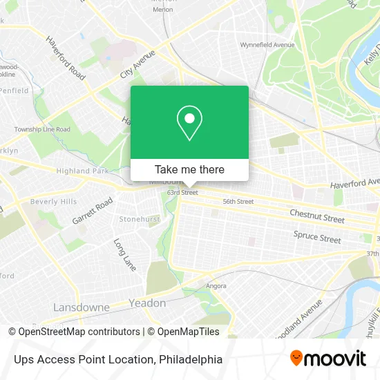 Ups Access Point Location map