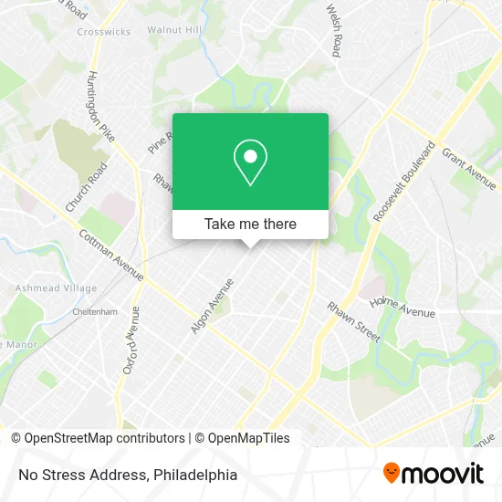No Stress Address map