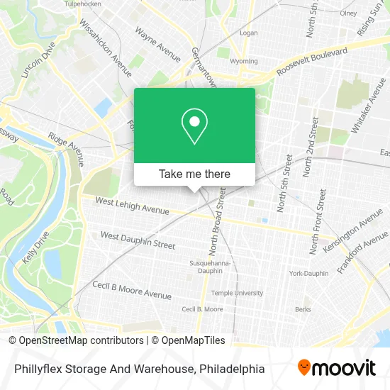Phillyflex Storage And Warehouse map