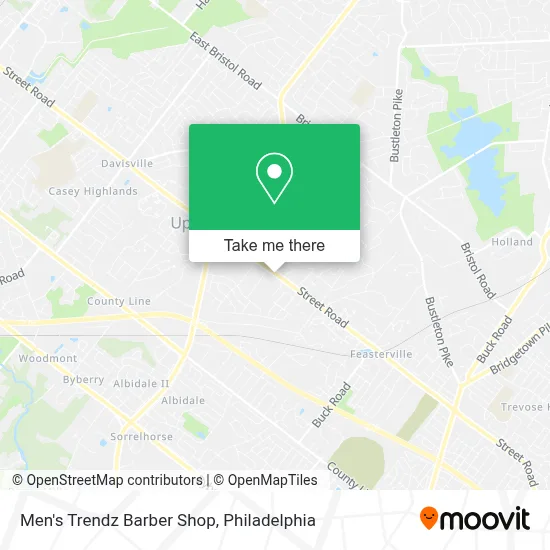 Men's Trendz Barber Shop map