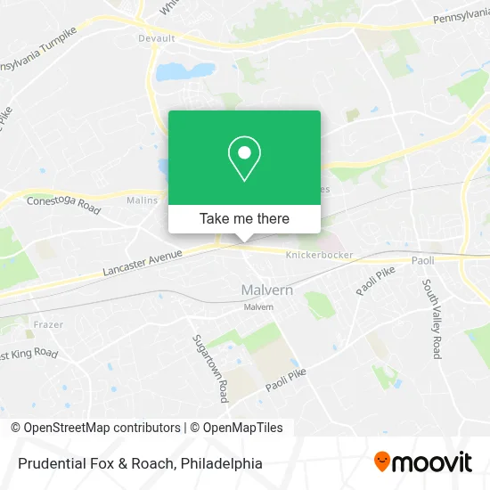 Prudential Fox & Roach map