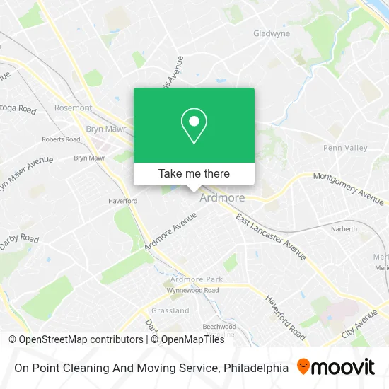 On Point Cleaning And Moving Service map