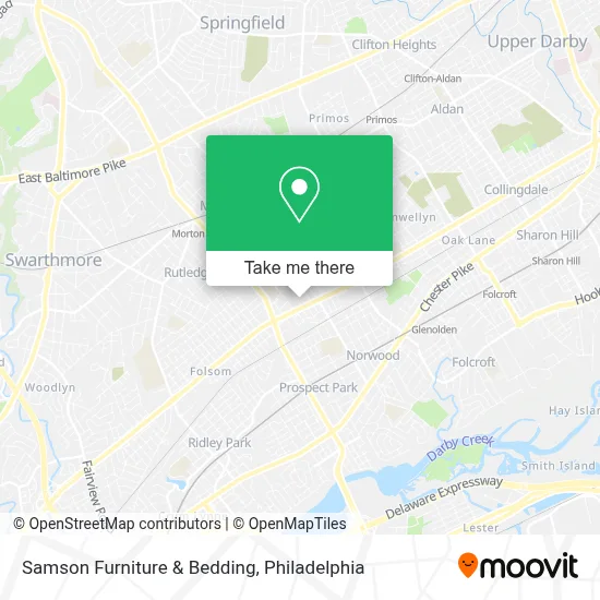 Samson Furniture & Bedding map