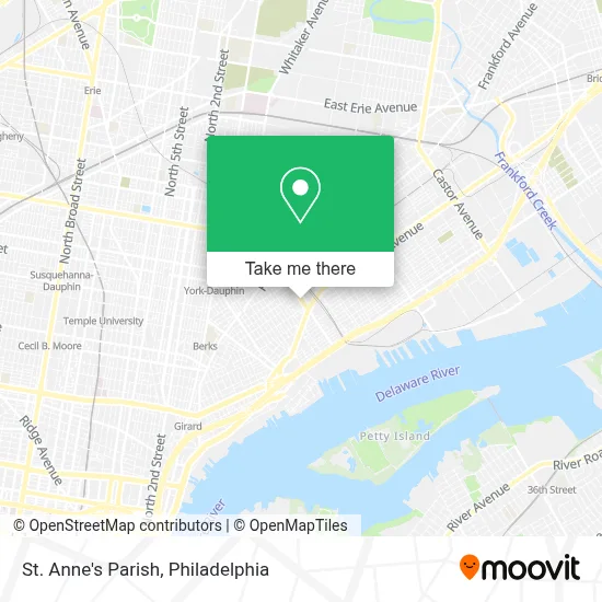 St. Anne's Parish map