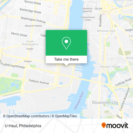 U-Haul map