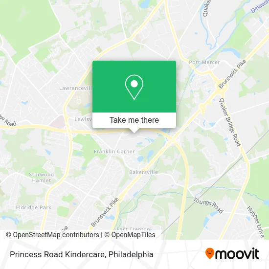 Princess Road Kindercare map