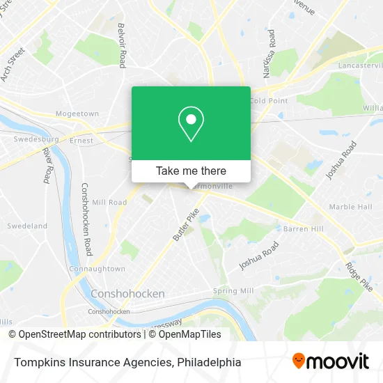Tompkins Insurance Agencies map