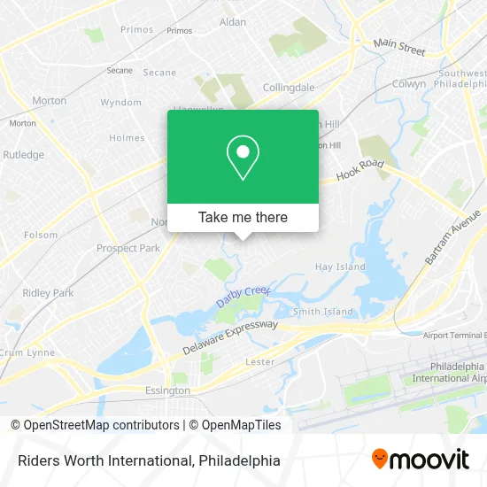 Riders Worth International map