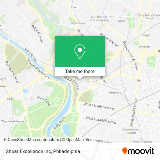 Shear Excellence Inc map