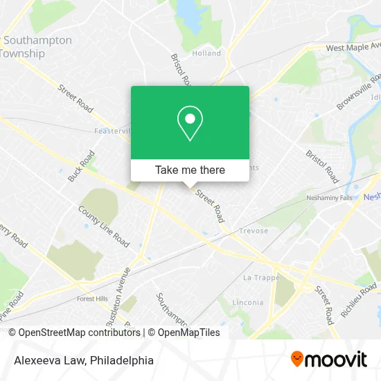 Alexeeva Law map