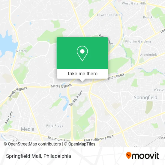 Springfield Mall map