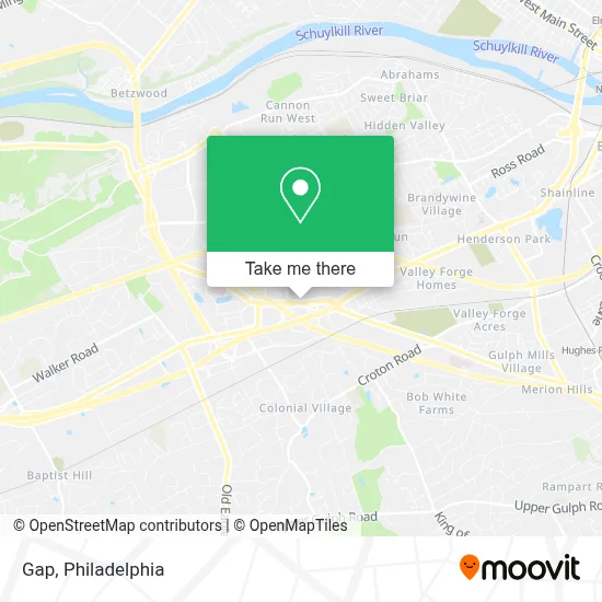 Gap map