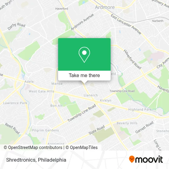 Shredtronics map