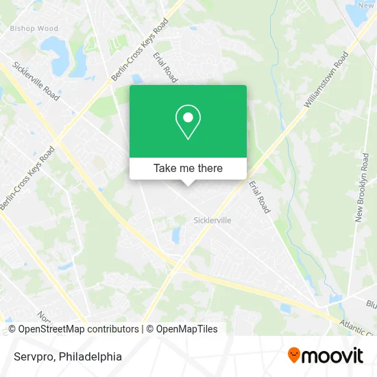 Servpro map