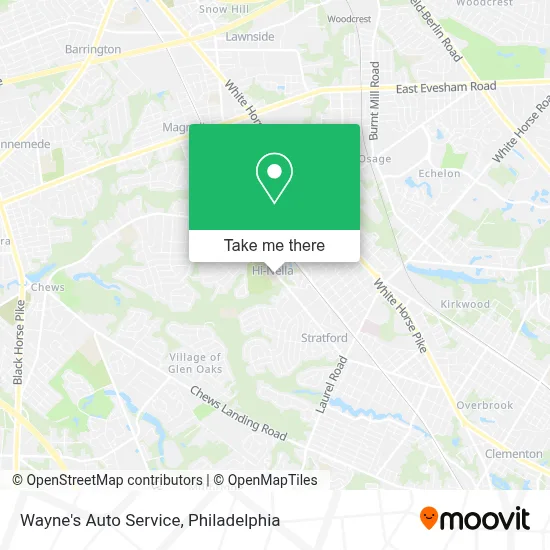 Wayne's Auto Service map