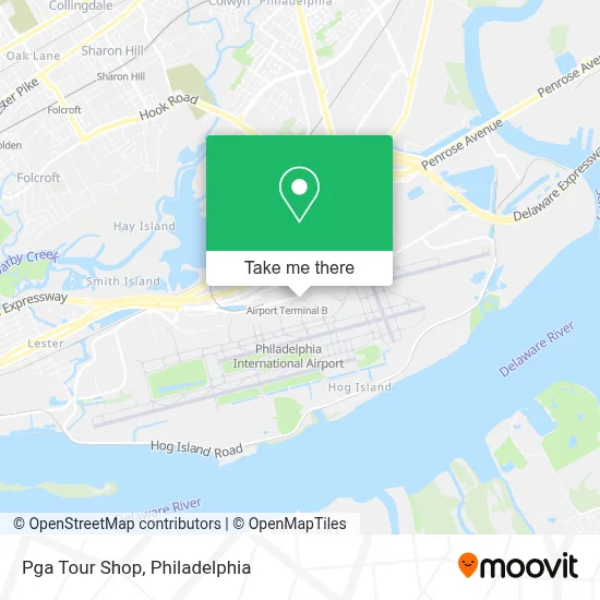 Pga Tour Shop map