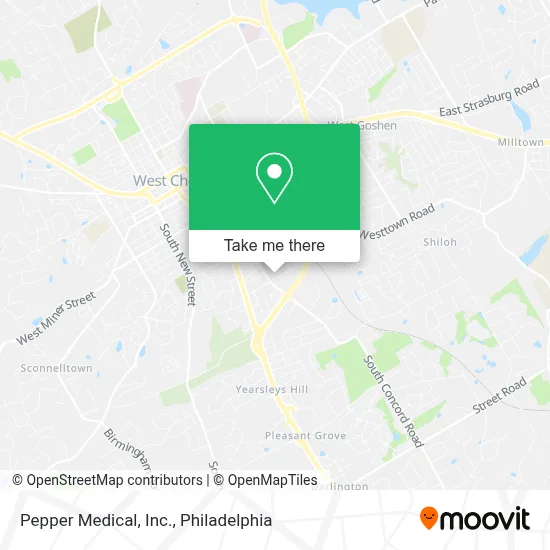 Pepper Medical, Inc. map