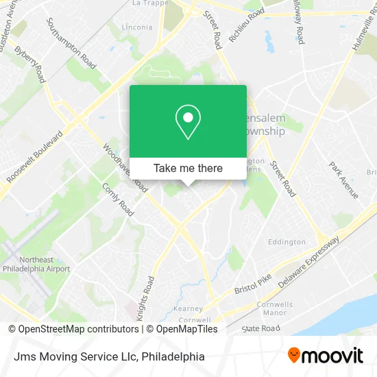 Jms Moving Service Llc map