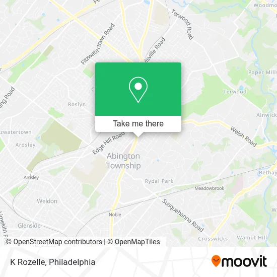 K Rozelle map