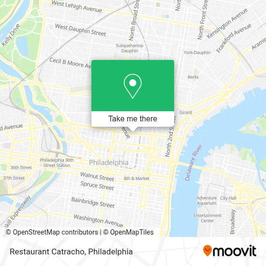 Restaurant Catracho map