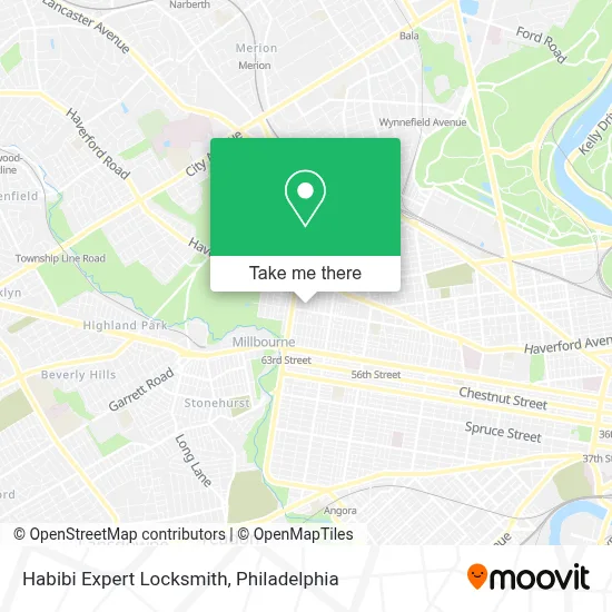 Habibi Expert Locksmith map