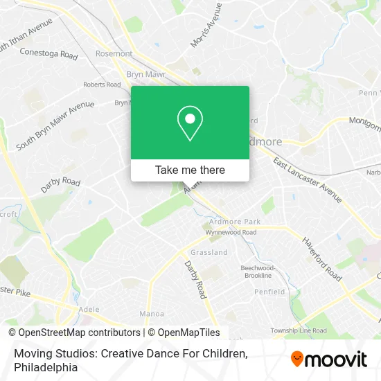 Moving Studios: Creative Dance For Children map