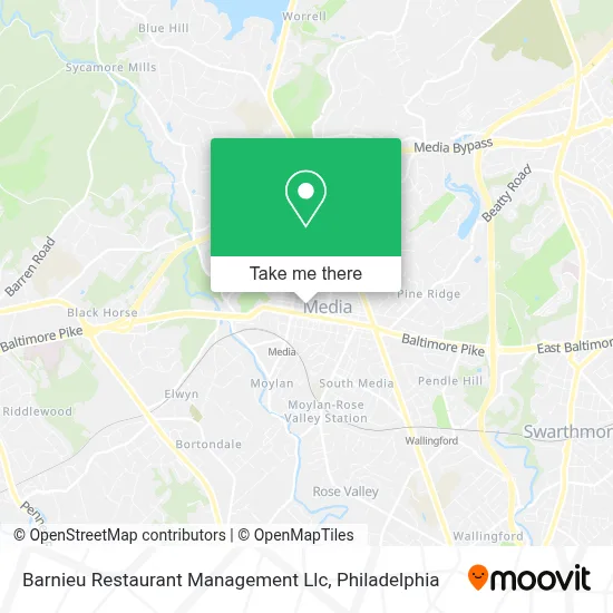 Barnieu Restaurant Management Llc map
