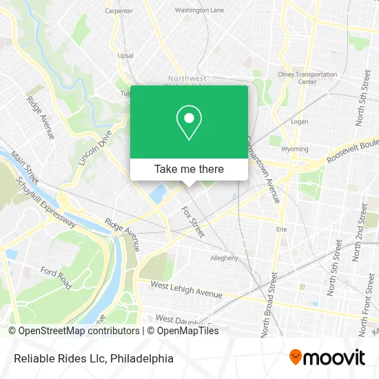Reliable Rides Llc map
