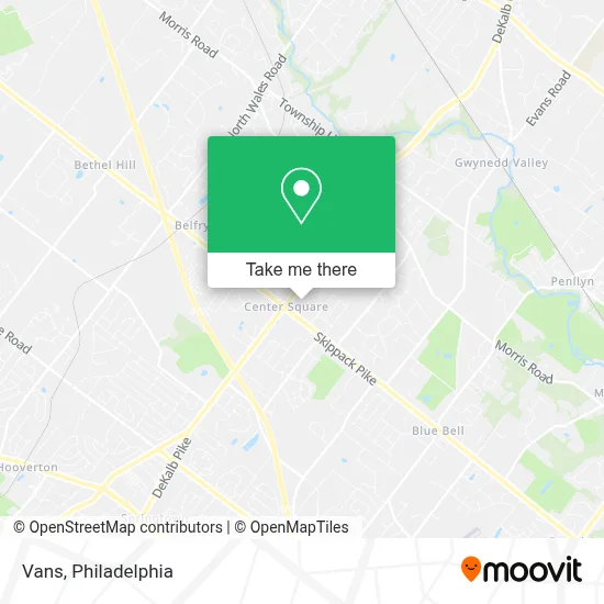 Vans map
