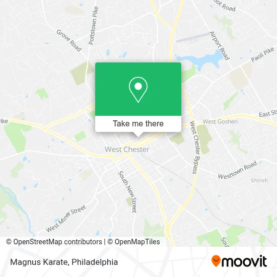 Magnus Karate map