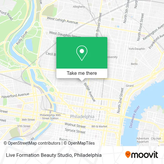 Live Formation Beauty Studio map