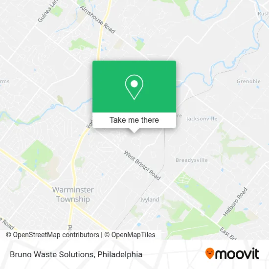 Bruno Waste Solutions map