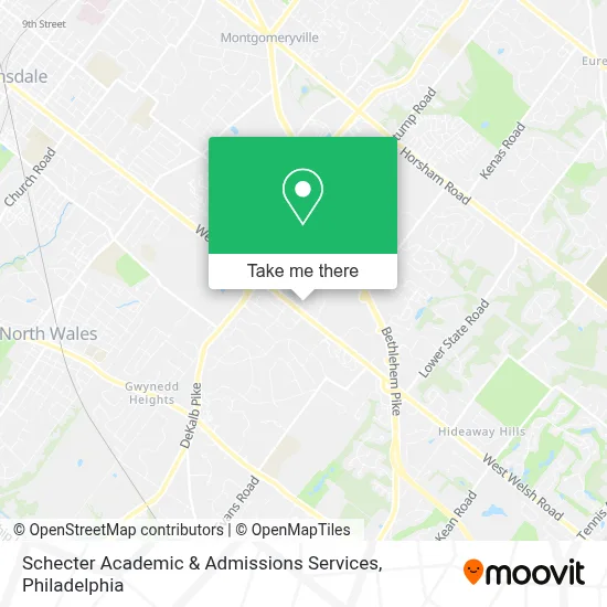 Schecter Academic & Admissions Services map