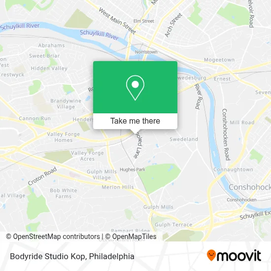 Bodyride Studio Kop map