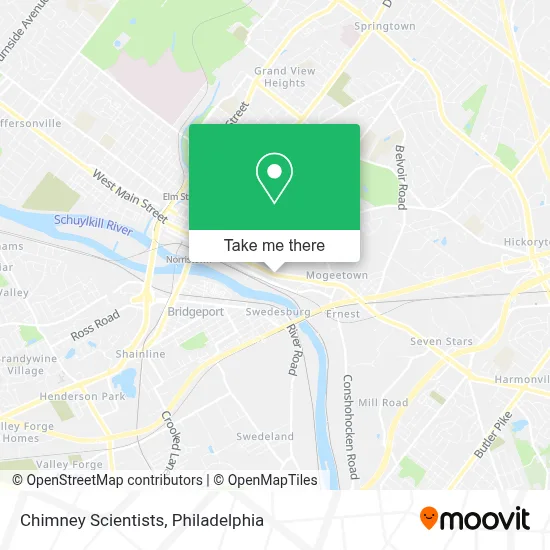 Chimney Scientists map