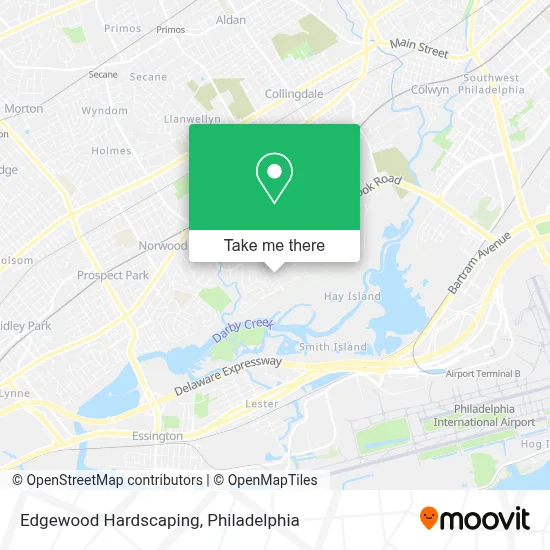 Edgewood Hardscaping map