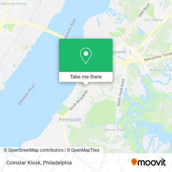 Coinstar Kiosk map