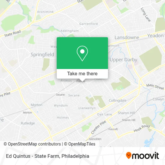 Ed Quintus - State Farm map