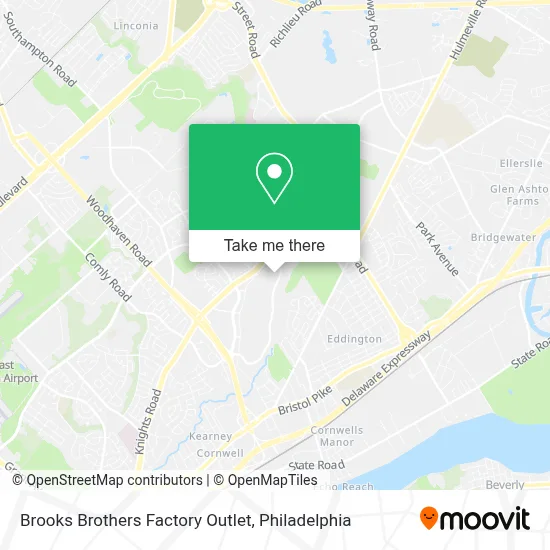 Brooks Brothers Factory Outlet map