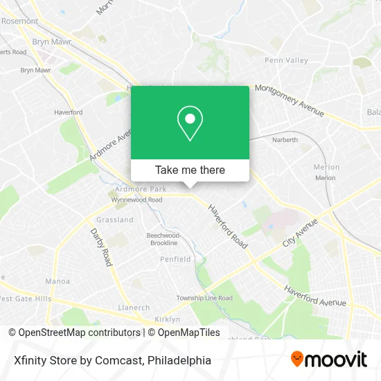 Xfinity Store by Comcast map