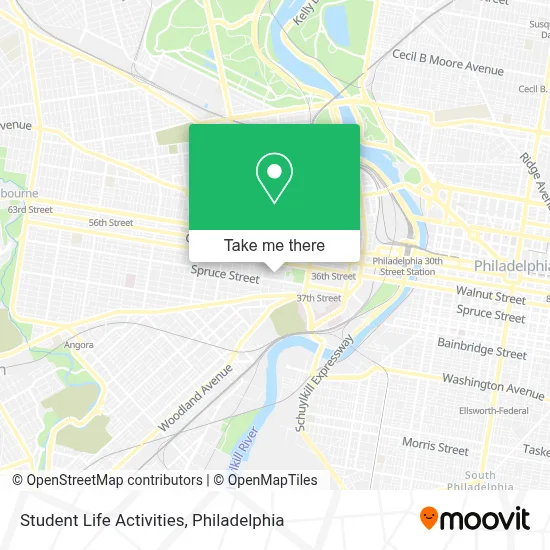 Student Life Activities map