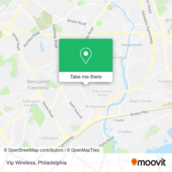 Vip Wireless map
