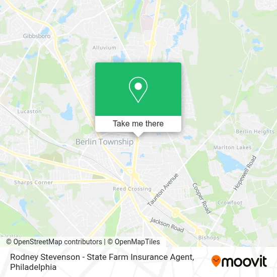 Rodney Stevenson - State Farm Insurance Agent map