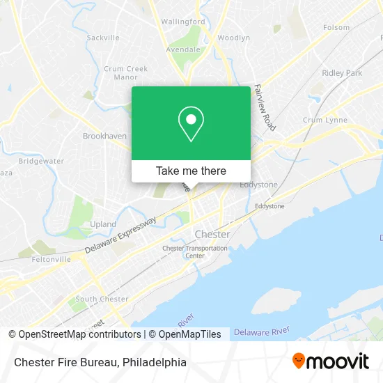 Chester Fire Bureau map