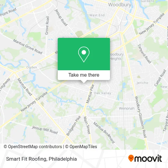 Smart Fit Roofing map